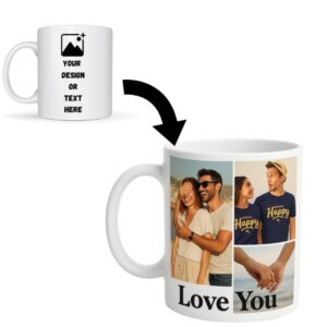 Personalized Photo Mug – Custom Coffee Mug with Picture and Text Printing